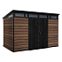 Zahradní domek Horizontal 11 x 7, hnědý