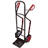Rudl RU234 s ližinami, do 250 kg, 55 x 61,5 x 130,5 cm, plná kola, šedý