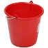 Plastový kbelík Manutan Expert, 10 l, červený
