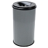 Kovový samozhášecí odpadkový koš Manutan Expert Safe, objem 50 l, šedý/černý