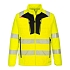 Hybridní baffle bunda DX4 Hi-Vis, černá/žlutá, normální, vel. S