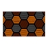 Vnitřní čisticí rohož Déco Design™ Imperial Honeycomb, hnědá, 60 x 90 cm