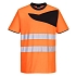 Tričko PW2 Hi-Vis S/S, černá/oranžová, vel. XL